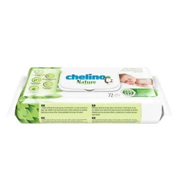 Chelino Nature Toallitas Infantiles , 72 unidades