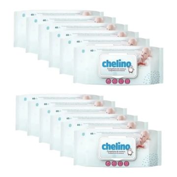 Chelino Toallitas Bebé , 12 x 60 unidades