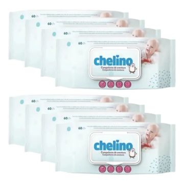 Chelino Toallitas Bebé , 8 x 60 unidades