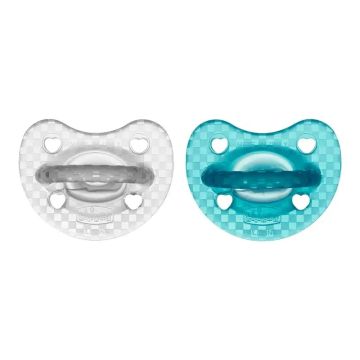 Chicco Chupete Physioforma Luxe 16-36 Az-G , 2 unidades
