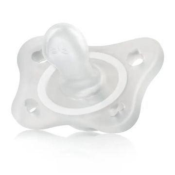 Chicco Chupete Physioforma Mini Soft Transparente 0-2 Meses , 1 unidad