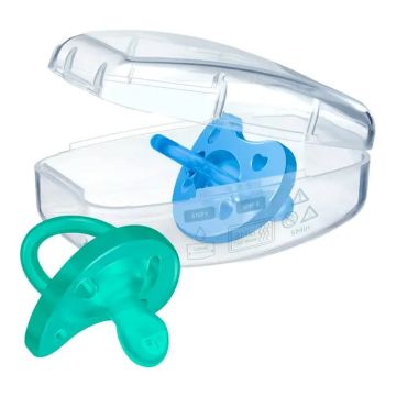 Chicco Chupete Physioforma Soft Azul 6-16M , 2 unidades