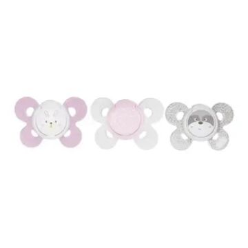 Chicco Pack 2 Chupetes Silicona Physio Comfort Niña 0-6 Meses
