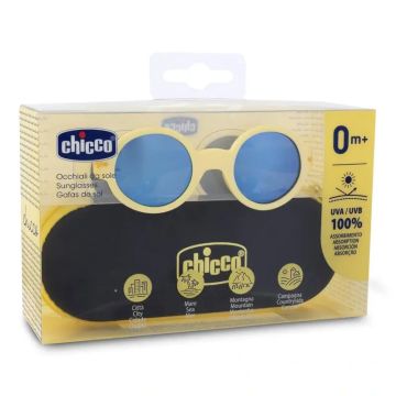 Chicco Gafas De Sol Lentes Espejo Amarillo 0M+ , 1 unidad