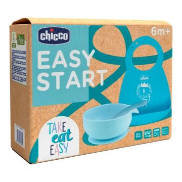 Chicco Set Vajilla Silicona Easy Start