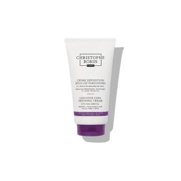 Christophe Robin Crema Definidora De Rizos Con Aceite De Semillas De Chía(Cabello Ondulado A Rizado) , 150 ml
