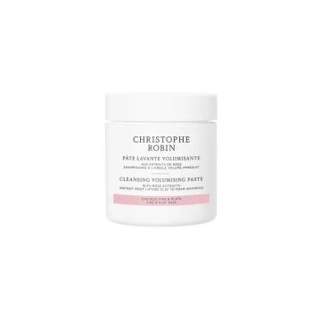 Christophe Robin Pasta Limpiadora Voluminizadora Pura Con Extractos De Rosa -Tamaño Viaje , 75 ml