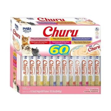 Churu Gatos Variedades De Atun 60X14Gr