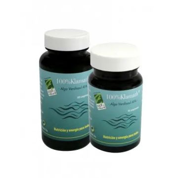 Cien Por Cien Natural Alga Klamath (Alga Verdiazul Afa) 90 Comprimidos