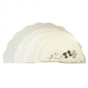 Collar Isabelino Smocky Opaco Clasico 7,5, 12Ud