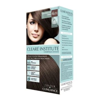 Clearé Institute Colour Clinuance Coloración Permanente Tinte Sin Amoníaco 4.01Chocolate Frio