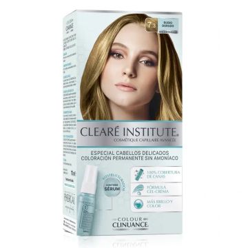 Clearé Institute Colour Clinuance Coloración Permanente Tinte Sin Amoníaco 7.3Rubio Dorado