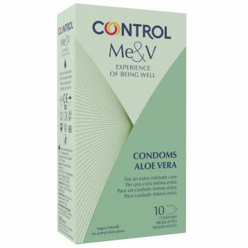 Control Me&V Preservativos Aloe Vera, 10 Unidades