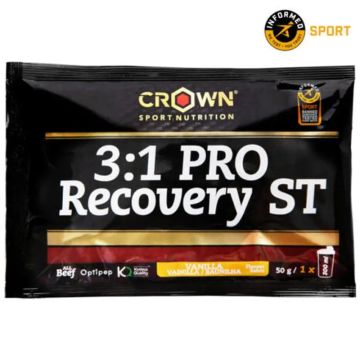 Crown Sport Nutrition 3:1 Pro Recovery Vainilla Monodosis , 50 gr