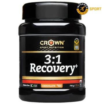 Crown Sport Nutrition 3:1 Recovery+ Chocolate , 750 gr (15 porciones)