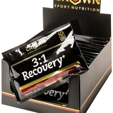 Crown Sport Nutrition 3:1 Recovery+ Chocolate Monodosis, 10 x 50 gr