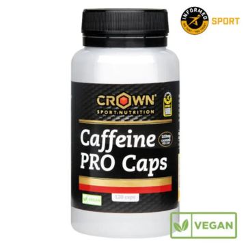 Crown Sport Nutrition Caffeine Pro Caps 100 Mg , 120 cápsulas