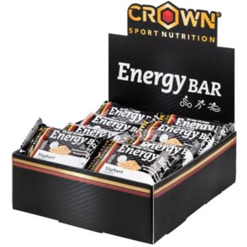 Crown Sport Nutrition Energy Bar Yogur , 12 x 60 gr