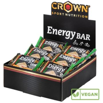 Crown Sport Nutrition Energy Vegan Bar Salty Peanut , 12 x 60 gr
