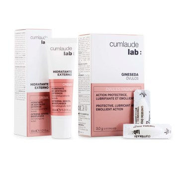 Cumlaude Lab Pack Hidratante Externo 30 Ml + Óvulos Vaginales Protectores 10Unidades