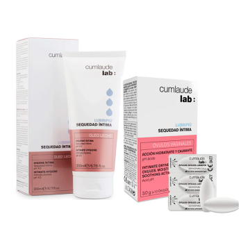 Cumlaude Lab Pack Lubripiù Crema Íntima 200 Ml + Óvulos Vaginales Hidratantes 10Unidades