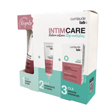 Cumlaude Lab Pack Stop Molestias Clx Hidratante Externo 30 Ml + Óvulo Clx +Regalo Higiene Intima 100 Ml