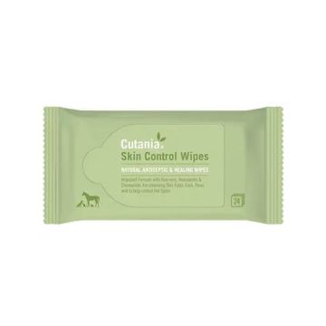 Vetnova Cutania Skin Control Wipes, 24 Toallitas