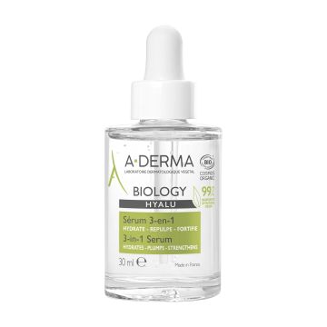 A-Derma - Biology Hyalu Sérum 3 en 1, 30 ml