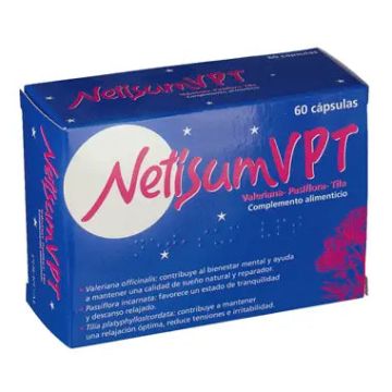 Netisum Vpt Descanso Nocturno Valeriana - 60 Cápsulas