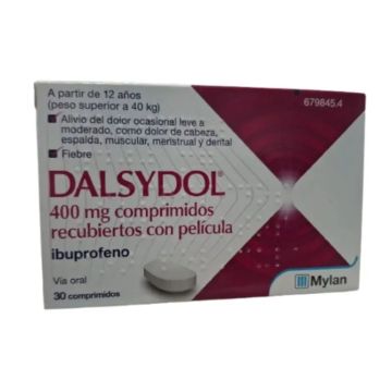 Dalsydol 400 mg, 30 Comprimidos Recubiertos