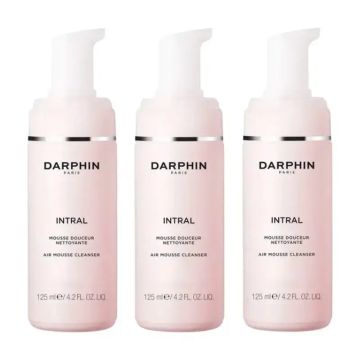 Darphin Intral Mousse Limpiador a la Camomila, Pack 3 x 125 ml
