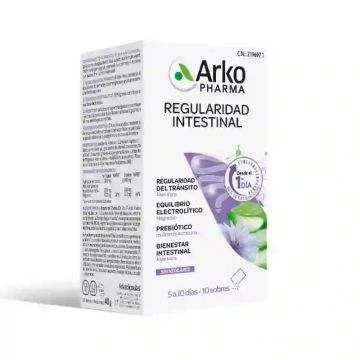 Arkopharma Arkocápsulas Tránsito Intestinal, 10 unidades