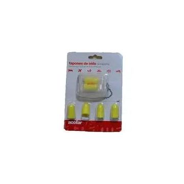 Acofar Tapones Oídos Espuma 6 ud