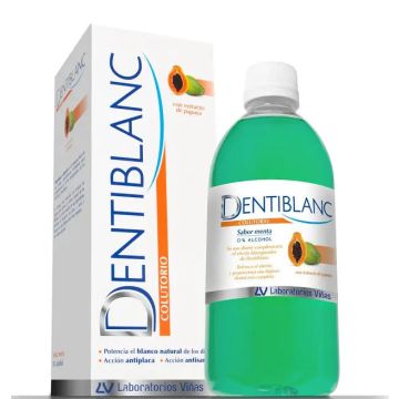Dentiblanc Colutorio Sin Alcohol Sabor Menta 500 ml