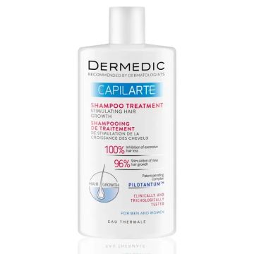 Dermedic Capilarte Champú Tratamiento Estimulante Del Crecimiento Del Cabello,300 ml