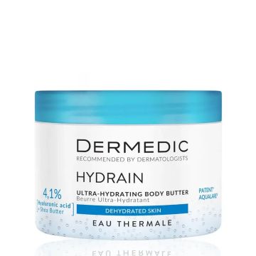 Dermedic Hydrain3 Hialuro Manteca Corporal Ultra Hidratante, 225 ml