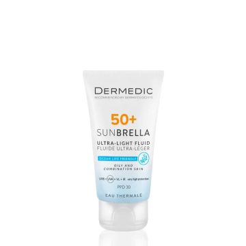 Dermedic Sunbrella Fluido Ultraligero Spf 50+ Piel Grasa Y Mixta, 40 ml