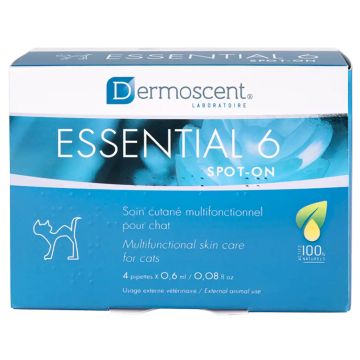 Dermoscent Essential 6 Gato Spot On 0,6 ml, 4 Pipetas