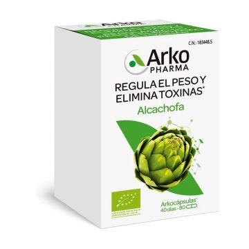 Arkopharma Arkocápsulas Alcachofa Bio, 80 Cápsulas
