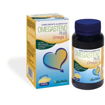 Dherbos Omegastend Plus 60 Perlas Omega 3  60 perlas
