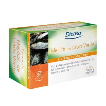 Dietisa Mejillon De Labio Verde  84 cápsulas