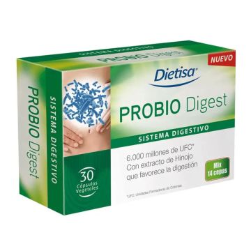 Dietisa Probiodigest, 30 Cápsulas