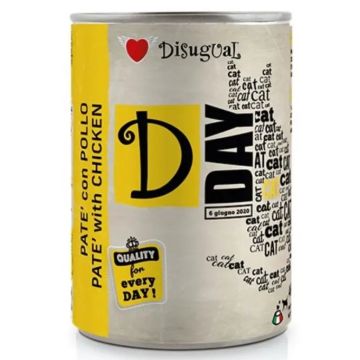 Disugual D-Day Cat Pollo 6X400Gr