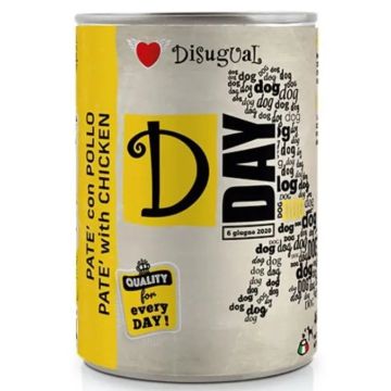 Disugual D-Day Dog Pollo 6X400Gr