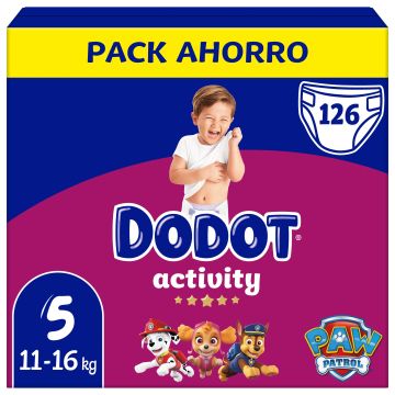 Dodot Activity Pañal Talla 5 , 126 unidades