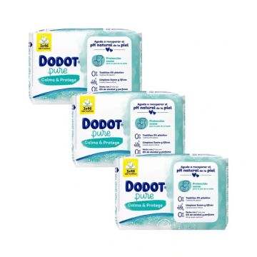 DODOT Pack Toallitas Aloe, 9 X 46