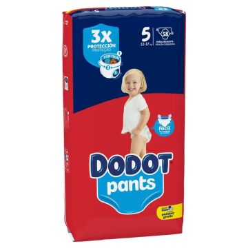 Dodot Pants Pañal Braguita Talla 5 , 58 unidades