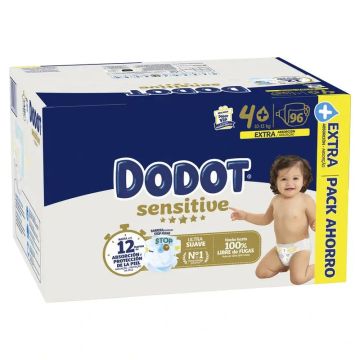 Dodot Sensitive Extra-Box Talla 4 - 96 uds.