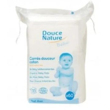 Douce Nature Almohadillas De Algodon Para Bebe 60Ud.