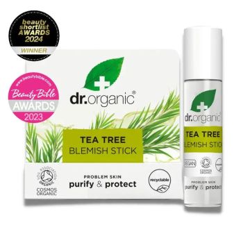 Dr.Organic Árbol De Té Stick Para Granos E Imperfecciones Piel Acneica O Grasa,8 gr